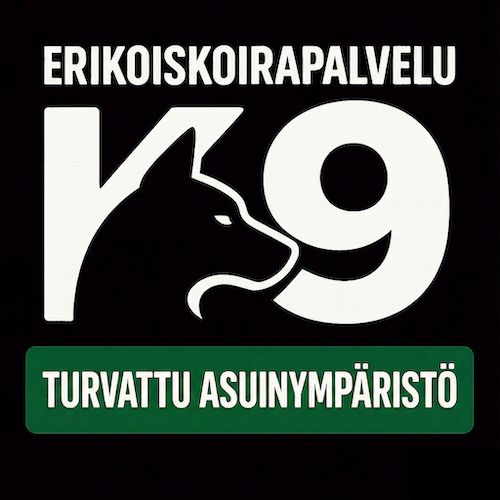 Turvattu asuinympäristö - Erikoiskoirapalvelun logo